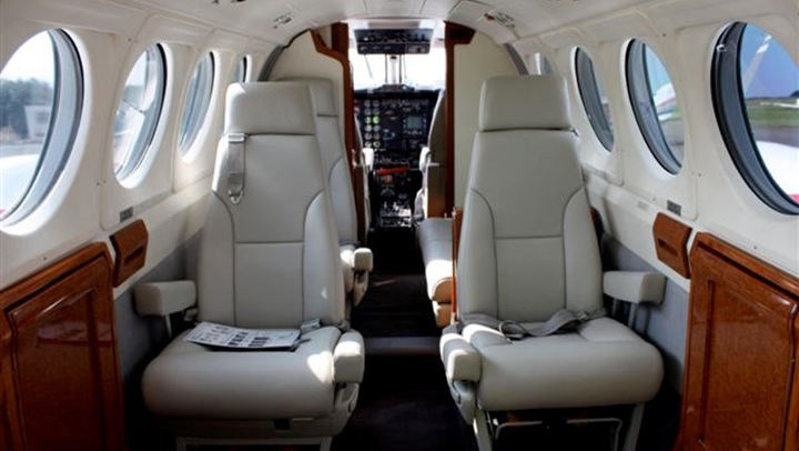 King Air 200 Jet Interior